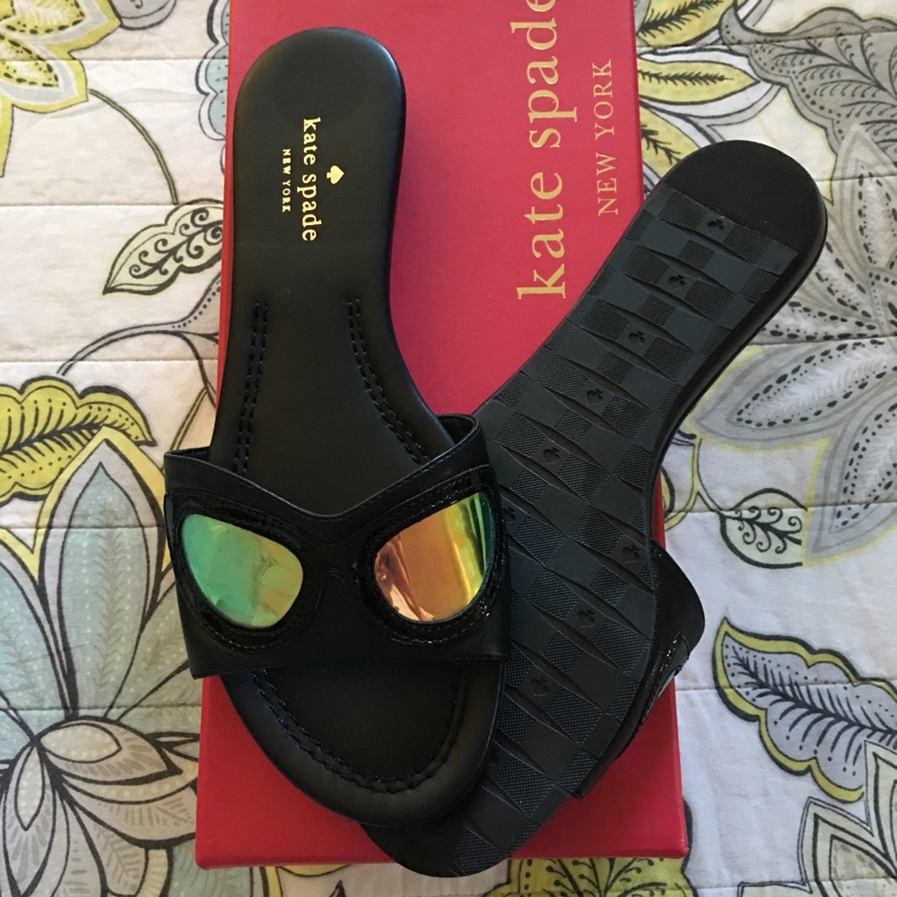 Kate Spade Black Sunglasses Slides